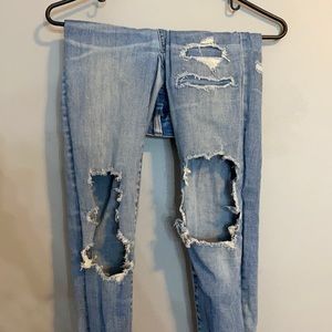 american eagle ripped jeans